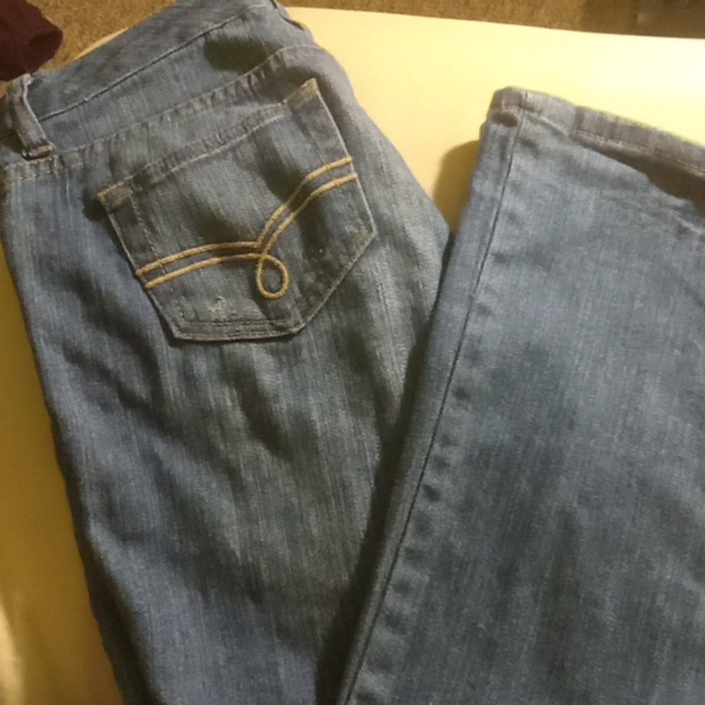 American Rag Blue Denim Overalls - Picture 5 of 8